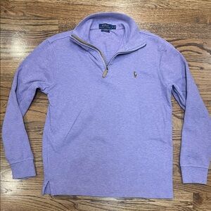 Polo Ralph Lauren Purple Quarter-Zip Pullover in light purple men’s size. S